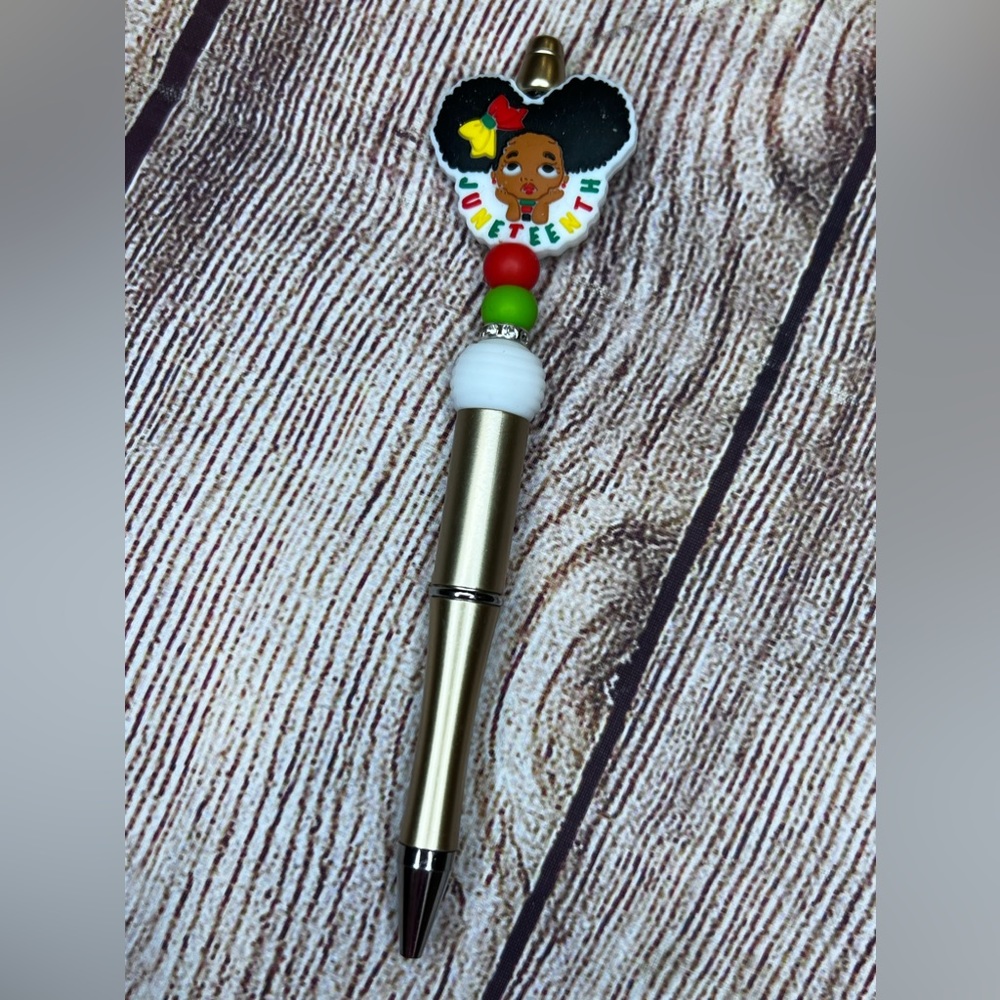 Beaded pen